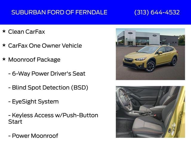 Photo of 2022 Plasma Yellow Pearl Subaru Crosstrek