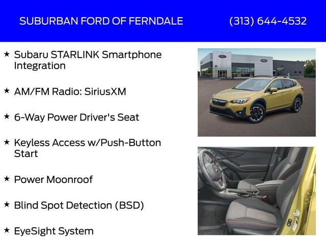 Photo of 2022 Plasma Yellow Pearl Subaru Crosstrek