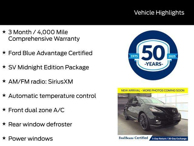 Photo of 2024 Black Nissan Murano