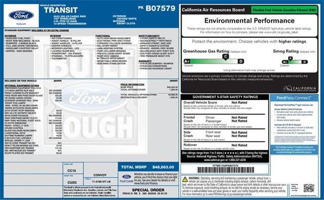 Photo of 2023 Oxford White Ford Transit-250