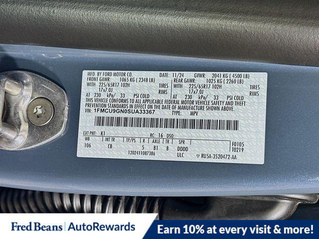Photo of 2025 Vapor Blue Metallic Ford Escape