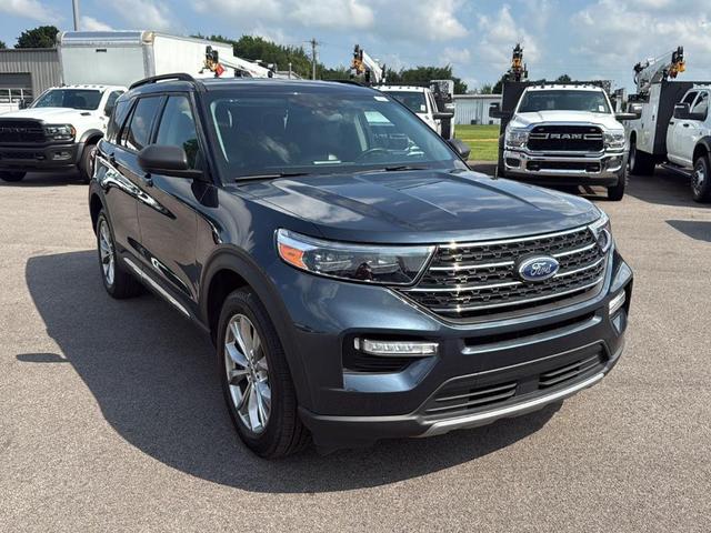 Photo of 2023 Stone Blue Metallic Ford Explorer
