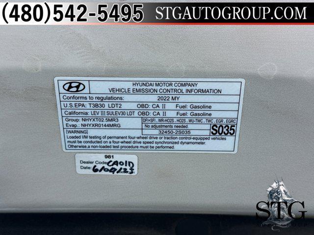 Photo of 2022 Shimmering Silver Hyundai SANTA FE
