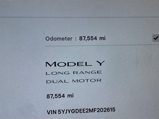 Photo of 2021 Deep Blue Metallic Tesla Model Y