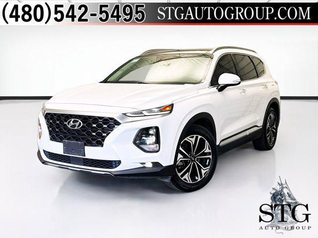 Photo of 2019 Quartz White Hyundai SANTA FE