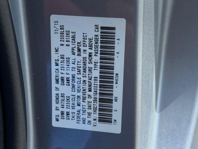 Photo of 2016 Grey Honda Accord
