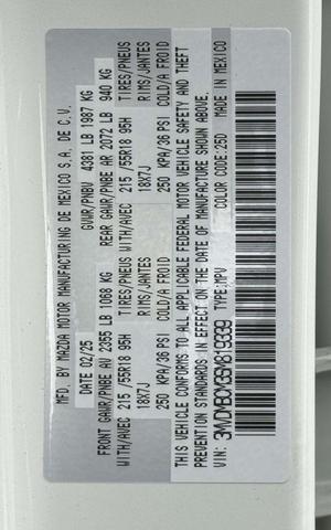 Photo of 2025 Snowflake White Pearl Mica Mazda CX-30