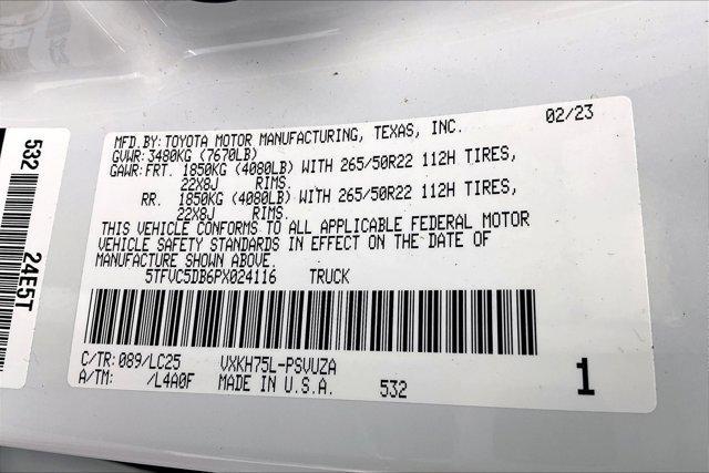 Photo of 2023 Wind Chill Pearl Toyota Tundra Hybrid