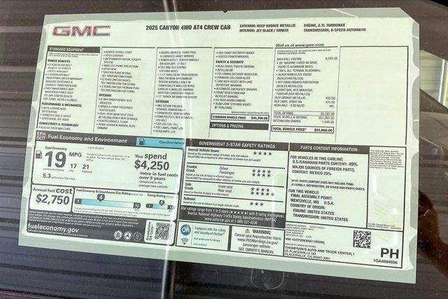 Photo of 2025 Deep Bronze Metallic GMC Canyon