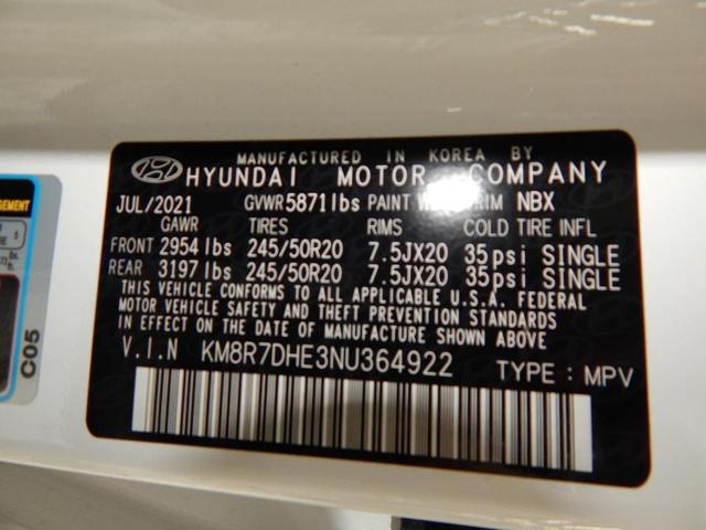 Photo of 2022 Hyper White Hyundai PALISADE
