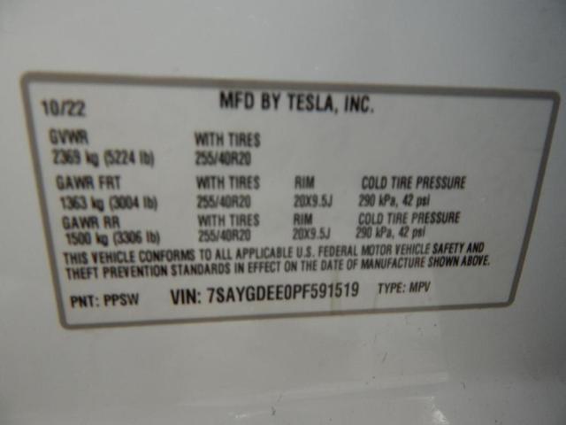 Photo of 2023 Pearl White Multi Tesla Model Y