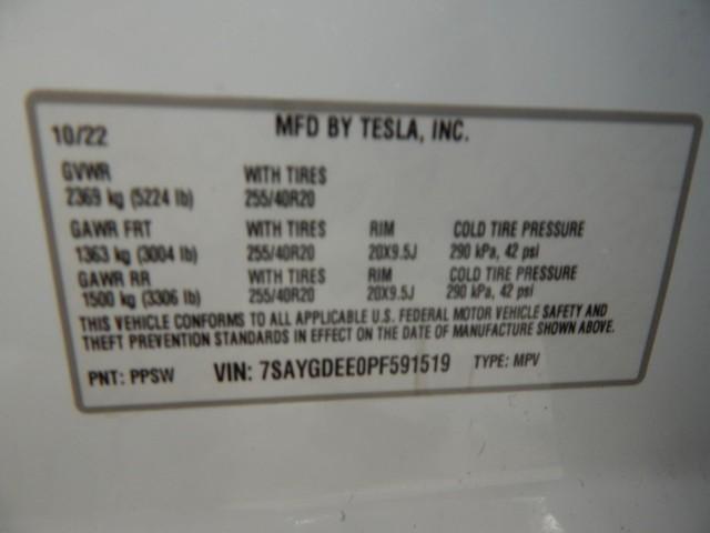 Photo of 2023 Pearl White Multi Tesla Model Y