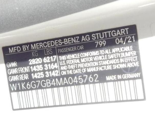 Photo of 2021 designo Diamond White Mercedes-Benz S-Class