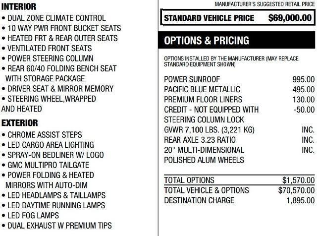 Photo of 2023 Pacific Blue Metallic GMC Sierra 1500