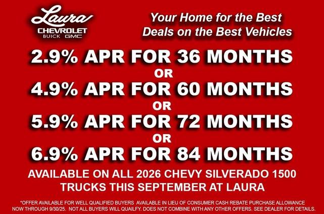 Photo of 2026 Sterling Gray Metallic Chevrolet Silverado 1500