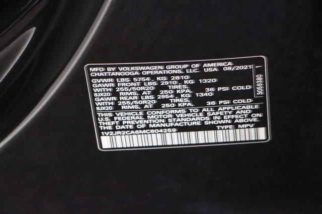 Photo of 2021 Deep Black Pearl Volkswagen Atlas