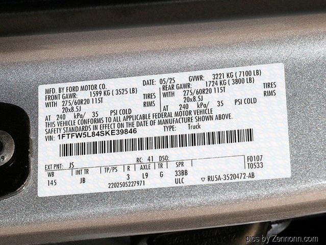 Photo of 2025 Silver Metallic Ford F-150