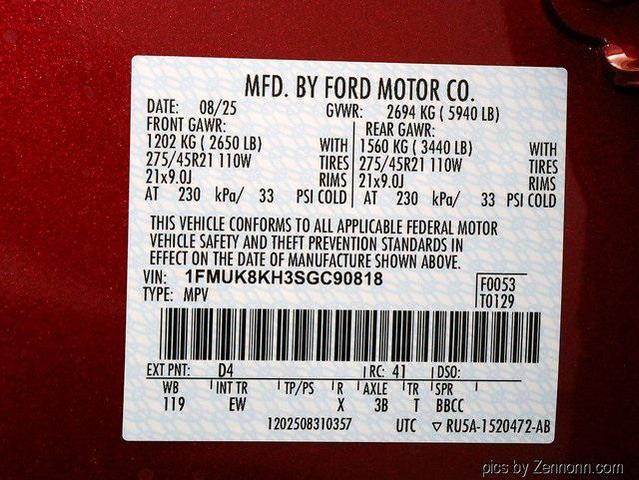 Photo of 2025 Rapid Red Metallic Tinted Clearcoat Ford Explorer