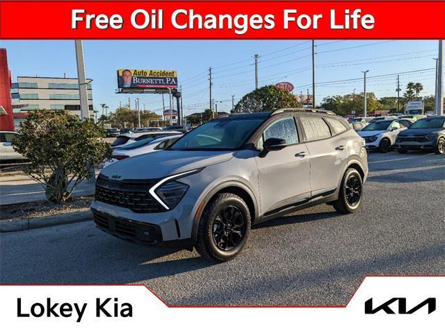 Photo of 2025 Wolf Gray/Ebony Black Roof Kia Sportage