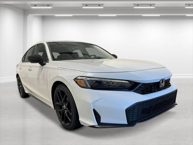 Photo of 2025 Platinum White Pearl Honda Civic