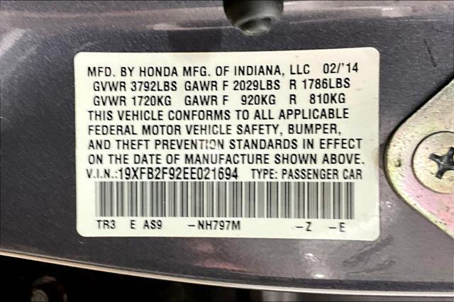 Photo of 2014 Gray Honda Civic