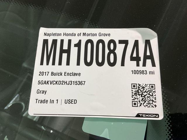 Photo of 2017 Iridium Metallic Buick Enclave