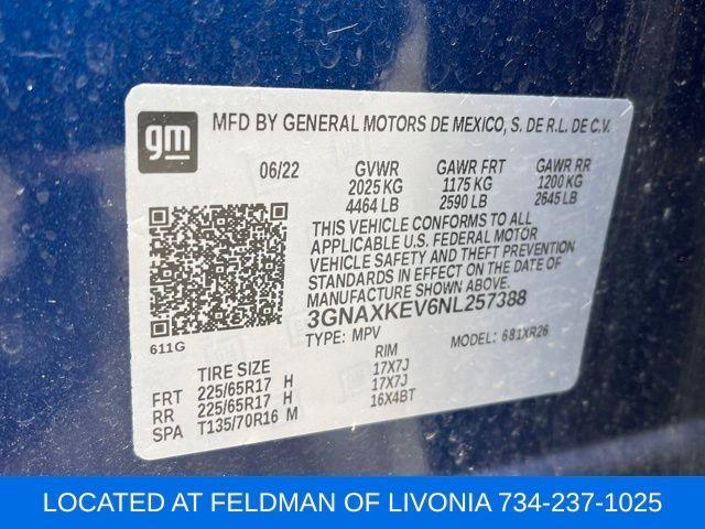 Photo of 2022 Blue Glow Metallic Chevrolet Equinox