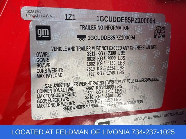 Photo of 2023 Red Chevrolet Silverado 1500