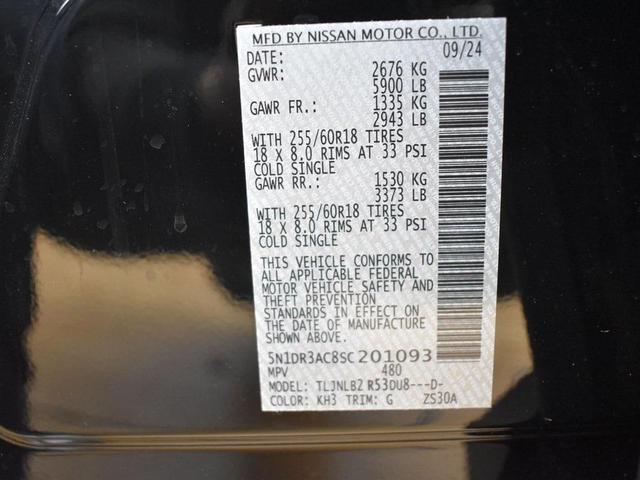 Photo of 2025 Super Black Nissan Pathfinder