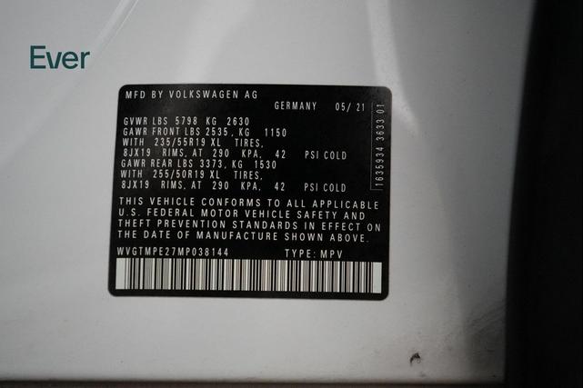 Photo of 2021 White Volkswagen ID.4