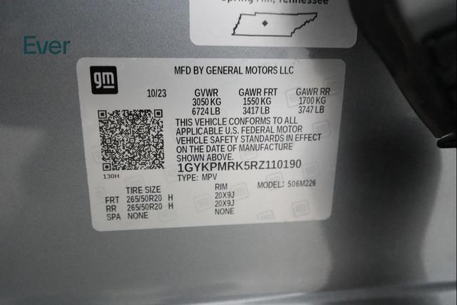 Photo of 2024 Argent Silver Metallic Cadillac LYRIQ