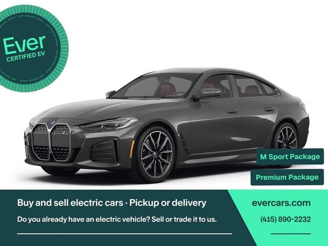 Photo of 2023 Individual Dravit Grey Metallic BMW i4 Gran Coupe