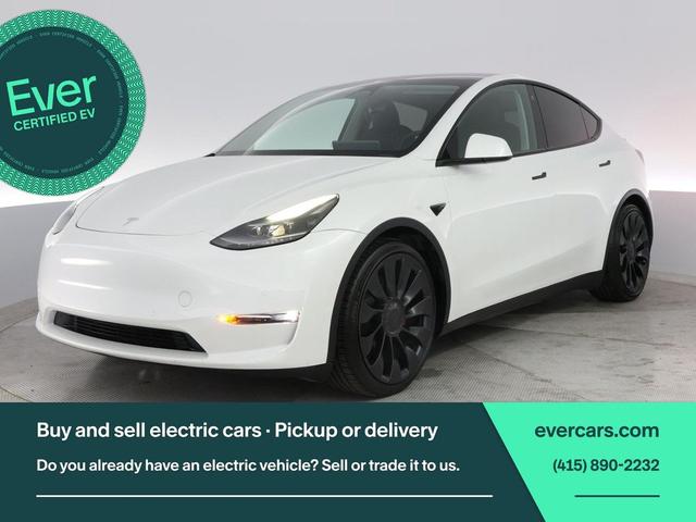 Photo of 2022 Pearl White Multi-Coat Tesla Model Y