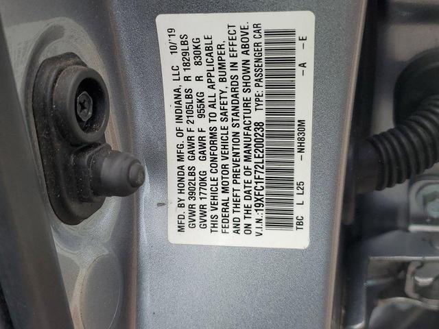 Photo of 2020 Lunar Silver Metallic Honda Civic