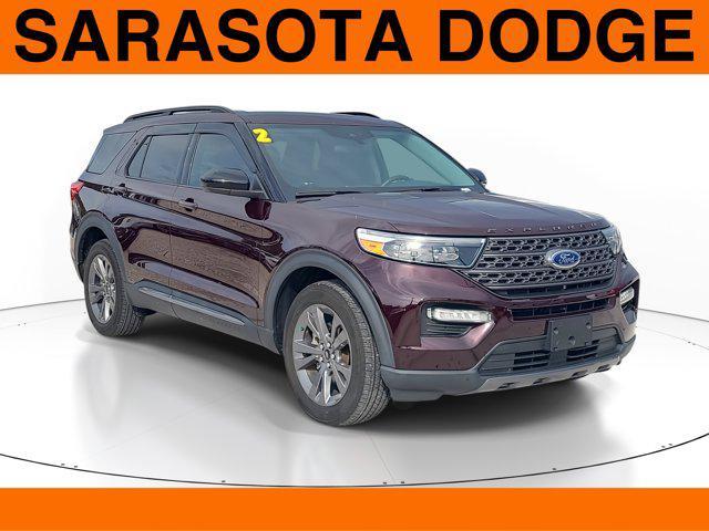 Photo of 2022 Jewel Red Metallic Tinted Clearcoat Ford Explorer
