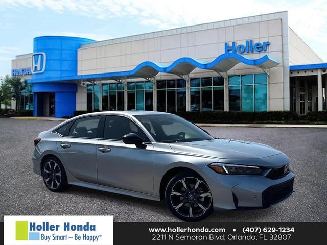 Photo of 2026 Solar Silver Metallic Honda Civic Hybrid