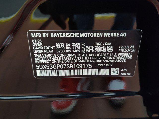 Photo of 2025 Black Sapphire Metallic BMW X3