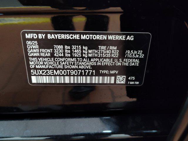 Photo of 2026 Black Sapphire Metallic BMW X7