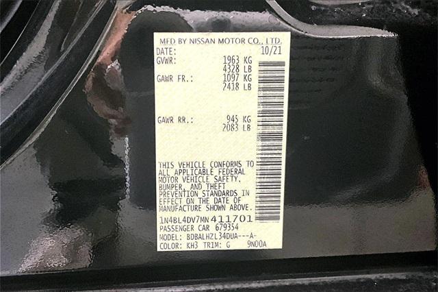 Photo of 2021 Black Nissan Altima
