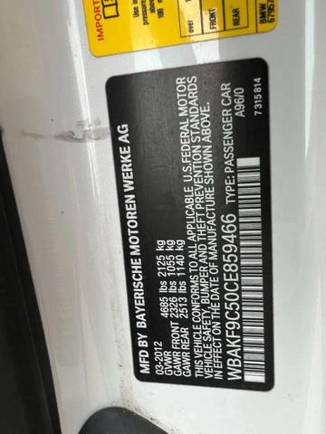Photo of 2012 White BMW 335