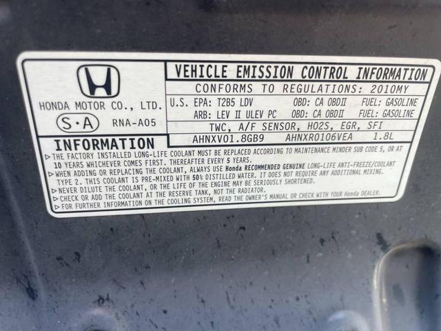Photo of 2010 Black Honda Civic