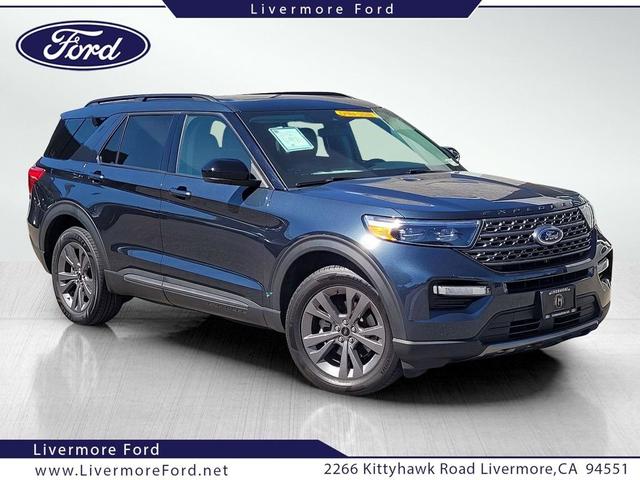 Photo of 2023 Stone Blue Metallic Ford Explorer