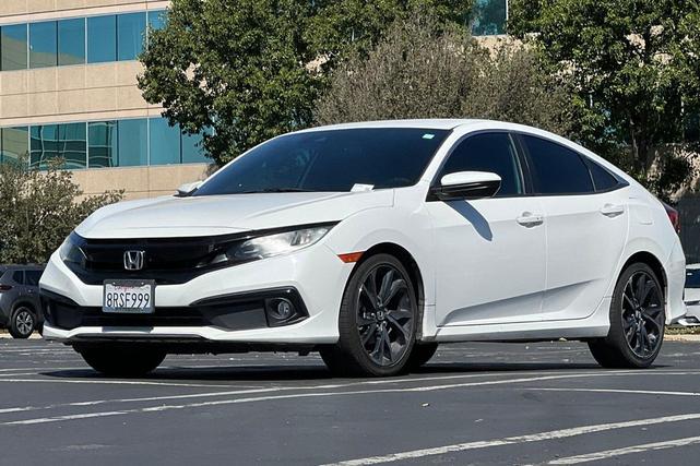 Photo of 2020 Platinum White Pearl Honda Civic