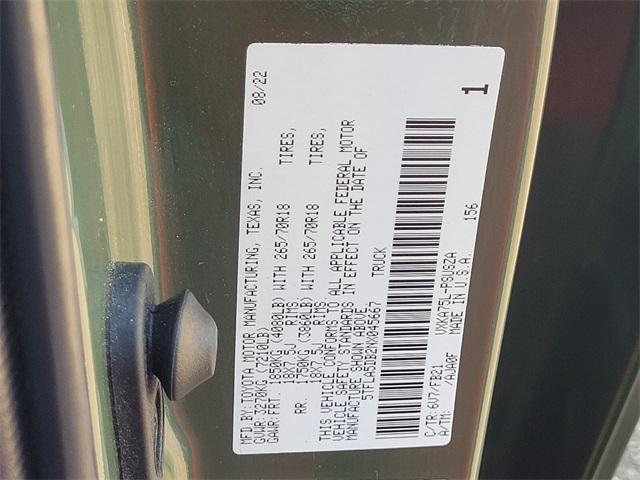 Photo of 2022 Army Green Toyota Tundra