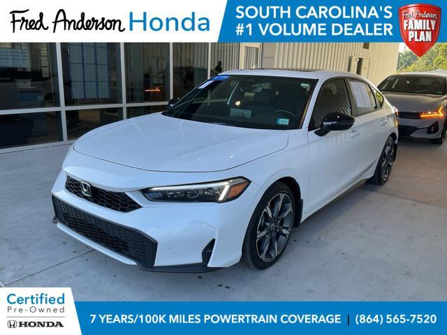 Photo of 2025 Platinum White Honda Civic Hybrid