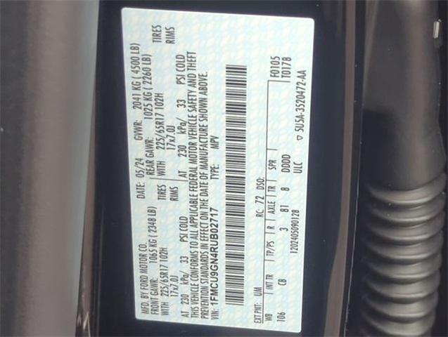 Photo of 2024 Agate Black Metallic Ford Escape
