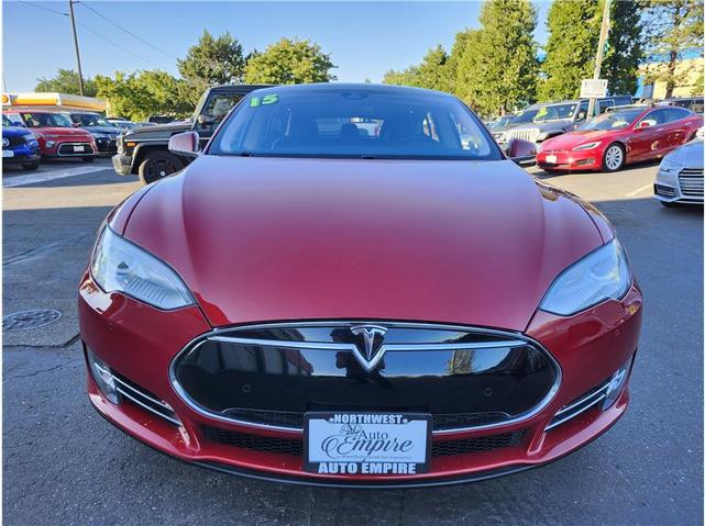 Photo of 2015 Red Multi-Coat Tesla Model S