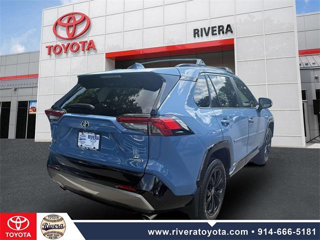 Photo of 2022 Cavalry Blue Toyota RAV4 Hybrid