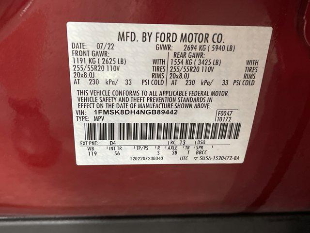 Photo of 2022 Rapid Red Metallic Tinted Clearcoat Ford Explorer