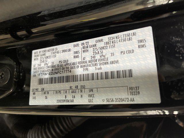 Photo of 2022 Agate Black Metallic Ford F-150